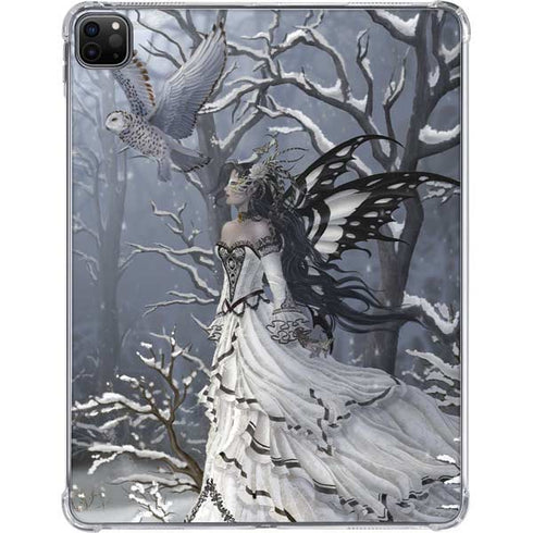 Fairy with Owl in Snow by Nene Thomas iPad Pro 11in (2024) Clear Case